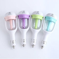 Dual Function Car Air Humidifier With 2 Free Fragrance
